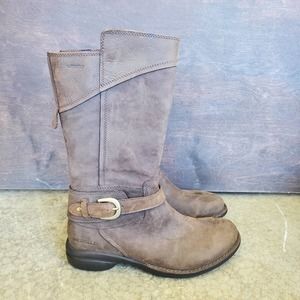 Merrell Andover Peak Waterproof Boots Espresso Brown Leather Size 7
